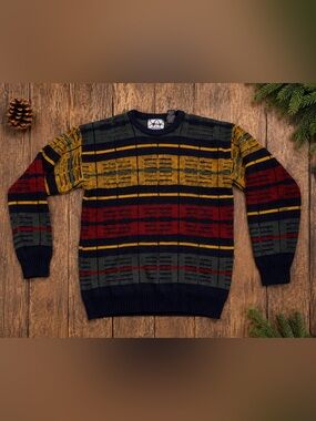 🧵 Vintage 90s X StatX Crewneck Sweater – Men’s M – Made in Korea